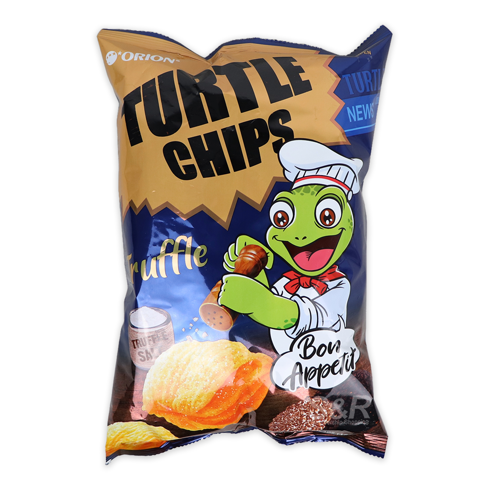 Orion Turtle Chips Truffle Salt 160g Orion Turtle Chips Truffle Salt 160g